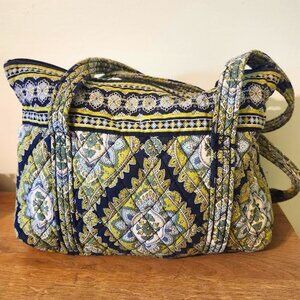 Vera Bradley Blue and Yellow Shoulder Bag